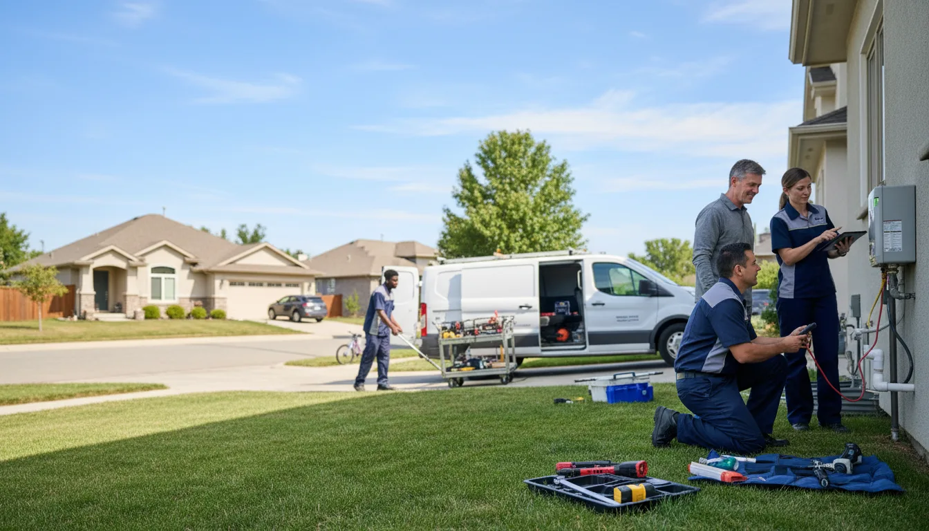 Tankless water heater service in Landers, CA